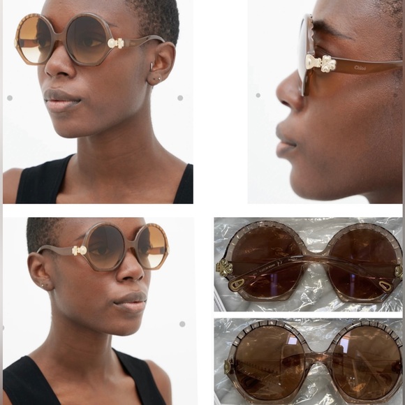 CHLOE OVAL SHAPE WITH SCALLOPED EDGING WITH BRONZE - TONE UNIQUE HARDWARE main image 8